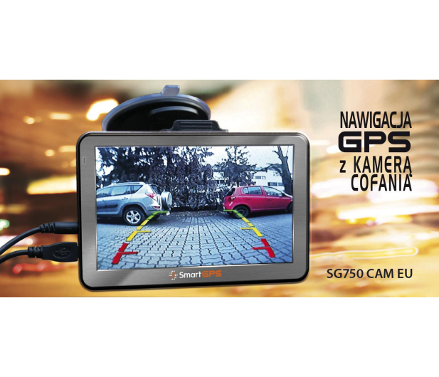 SMARTGPS SG750CAM EU Z BEZPRZEWODOWA KAMERA COFANIA 5" - 1390371 - zdjęcie 5